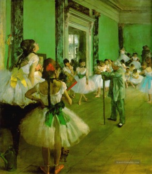 Tanzklasse Impressionismus Ballett Tänzerin Edgar Degas Ölgemälde